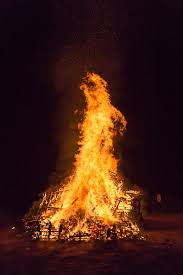Scheveningen bonfire on the beach